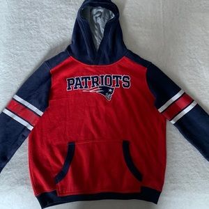 NFL Patriots Hoodie Sweater Youth Large (14/16)